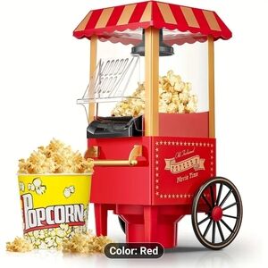 Vintage Red Popcorn Maker by